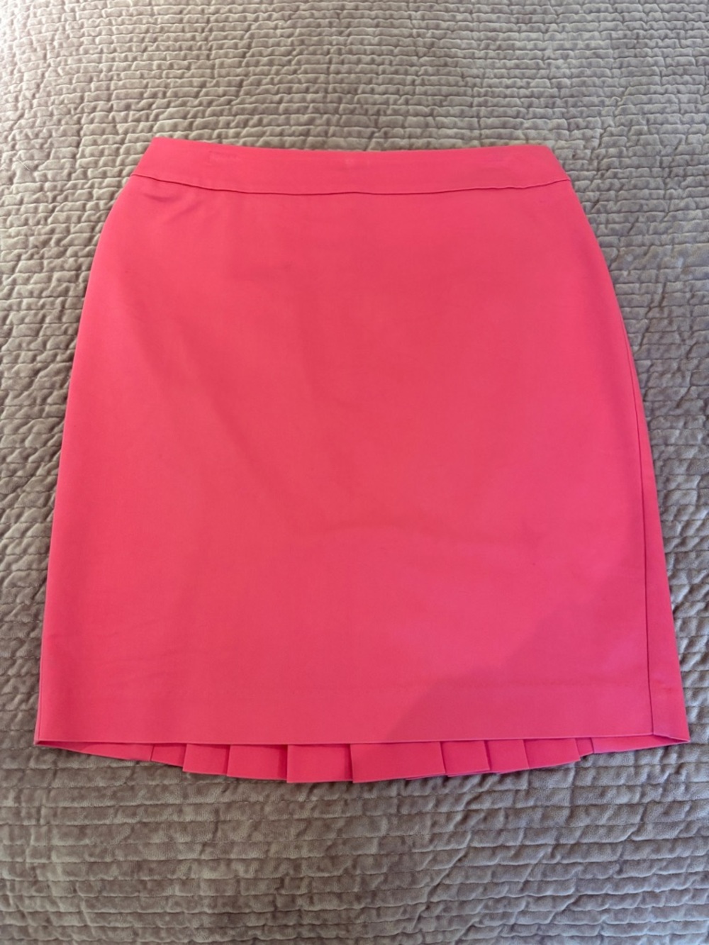 Ricki's Coral Pink Pleated-Hem Pencil Skirt